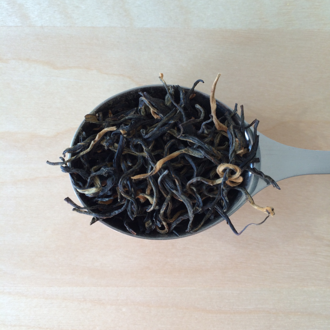 Teavivre's Golden Monkey Black Tea Tea Review Tea in Spoons