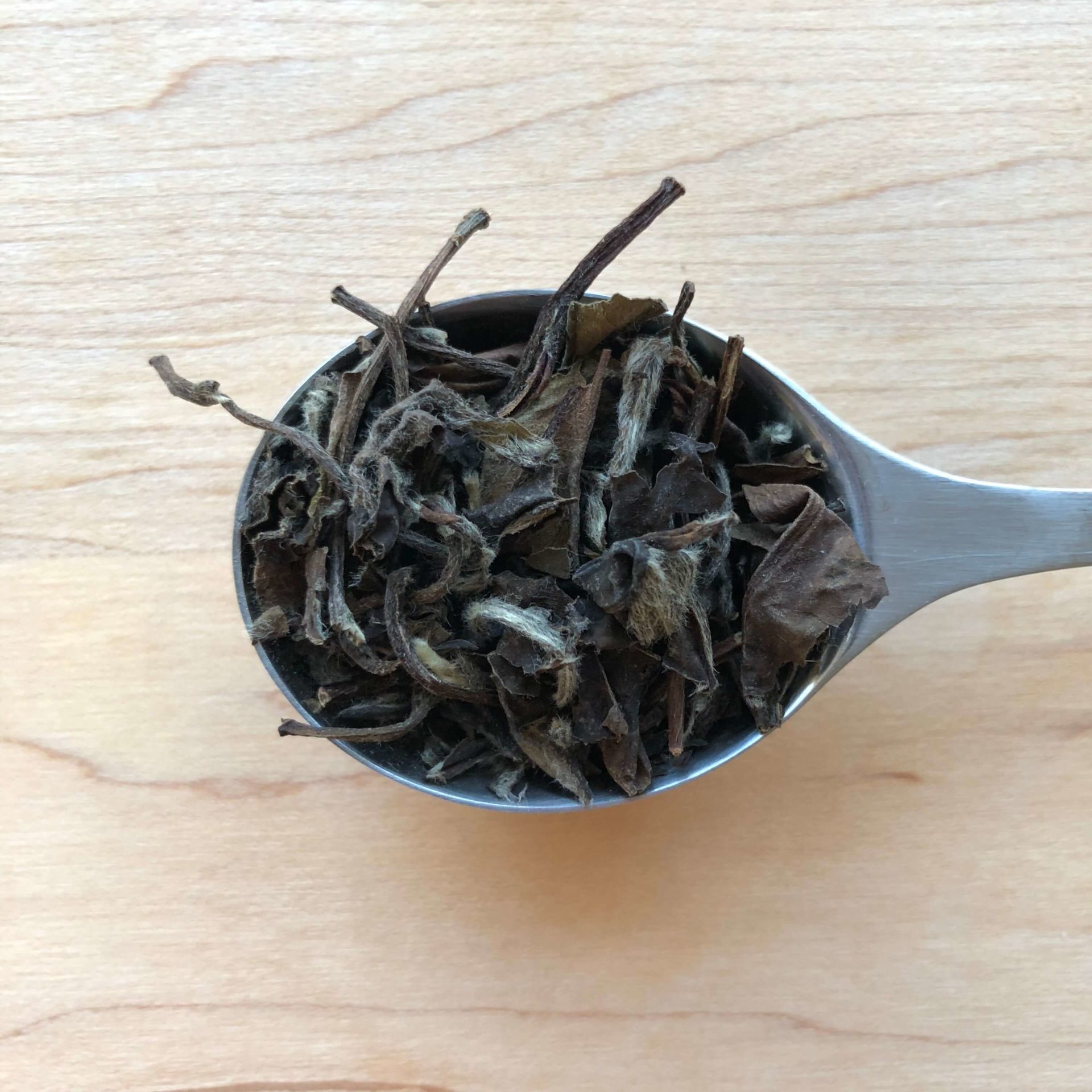 Treasure Green Tea Company Aged White Shou Mei Spoon