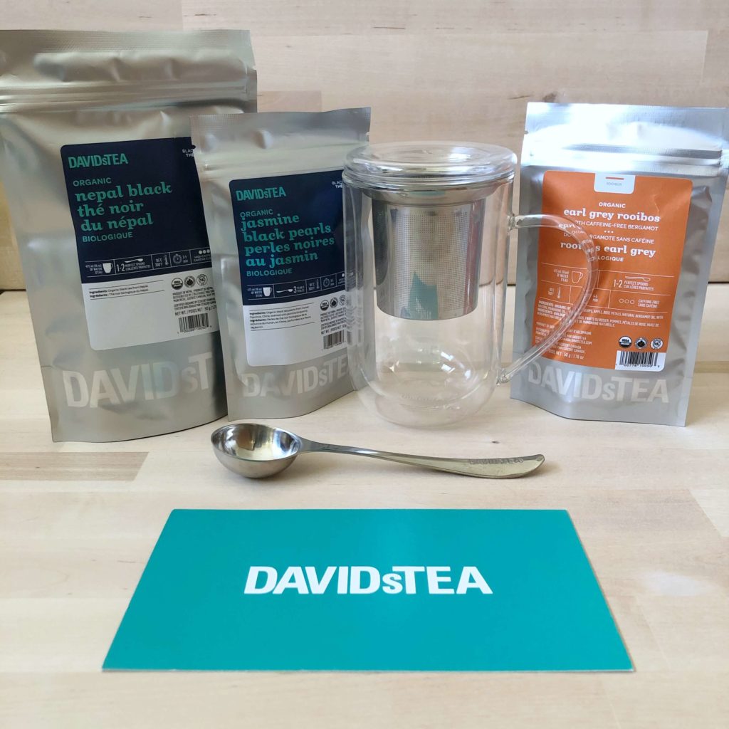 Davids Tea Gift Bag up for bids at 